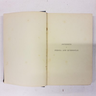 Lot 5 - Bishop (Isabella, nee Bird). Journeys in Persia and Kurdistan, 2 volumes, 1891