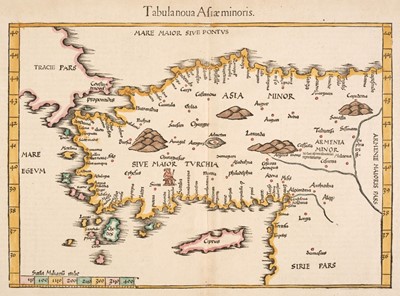 Lot 77 - Asia Minor. Fries (Lorenz), Tabula nova Asiae minoris, circa 1541