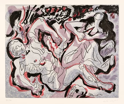 Lot 229 - Masson (André, 1896-1987). Les Amants Celebres, 1979, the complete set of 10 colour etchings