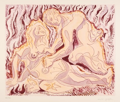 Lot 229 - Masson (André, 1896-1987). Les Amants Celebres, 1979, the complete set of 10 colour etchings