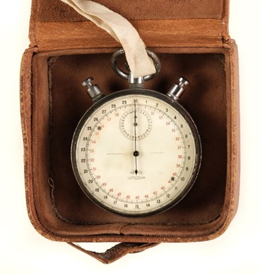 Lot 913 - Bannister (Roger, 1929-2018). The non-running Nero Lemania stopwatch