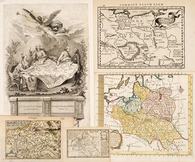 Lot 130 - Poland. A collection of nine maps, mostly 18th century
