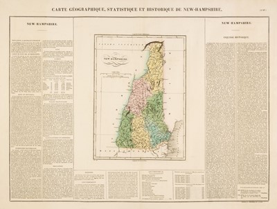 Lot 126 - North America. Buchon (Jean Alexandre), A collection of eight State maps, circa 1825