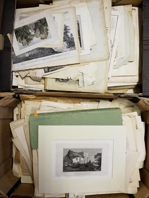 Lot 179 - British Topography. A large collection of approximately 1000 engravings, 18th & 19th century