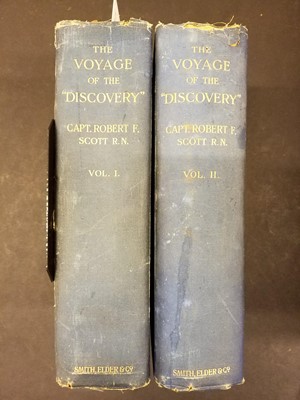 Lot 31 - Scott (Robert F). The Voyage of the Discovery, 1st edition, London: Smith, Elder & Co, 1905