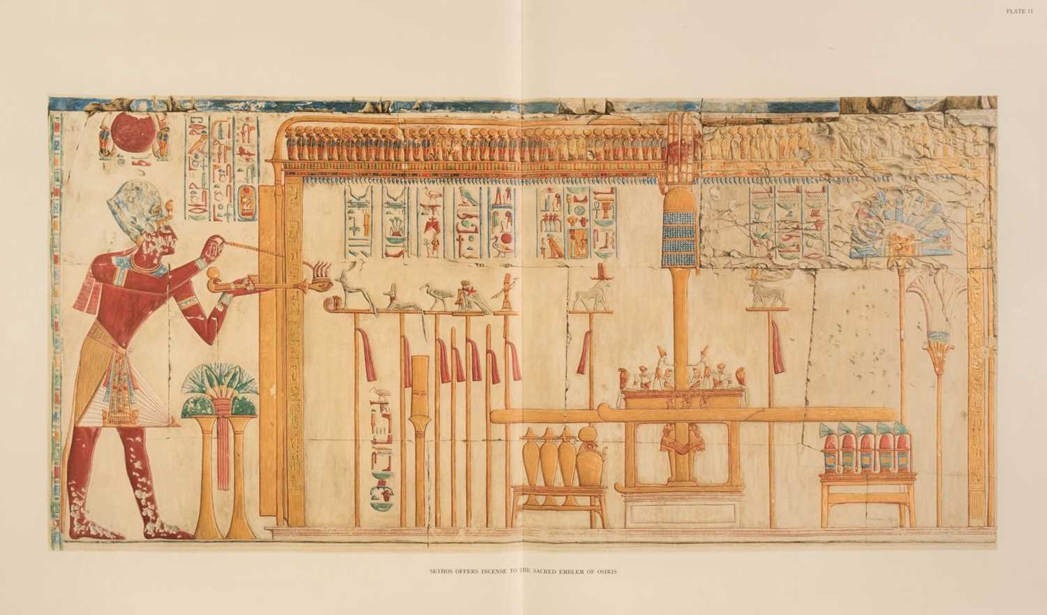 Lot 14 - Gardiner (Alan H., editor). The Temple of King Sethos I at Abydos, 4 volumes, 1933-58
