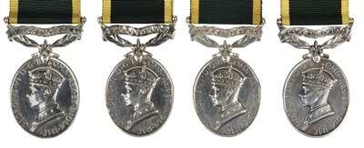Lot 302 - Territorial Efficiency Medals. Royal Signals