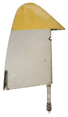 Lot 56 - De Havilland. DH113 Vampire jet fighter rear boom rudder