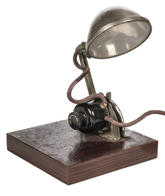 Lot 21 - Avro Lancaster. WWII Navigators desk lamp