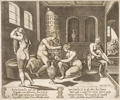 Lot 56 - Master of the Die. Cupid and Psyche, after Raphael, circa 1530-60, complete set of 32 engravings