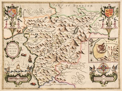 Lot 154 - Wales. Speed (John), Four county maps, 1611 or later