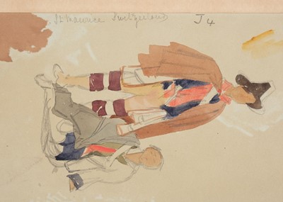 Lot 158 - Lear (Edward, 1812-1888). Saint Moritz, Switzerland, watercolour