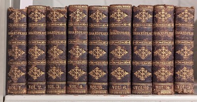 Lot 510 - Shakespeare (William). The Plays of Shakespeare, 9 vols., London: William Pickering, 1825