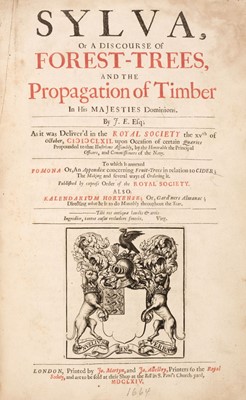 Lot 62 - Evelyn (John). Sylva, 1st edition, 3 parts in 1, London: Jo. Martyn and Ja. Allestry, 1664