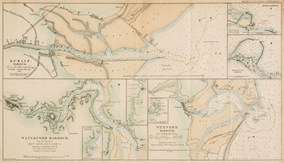 Lot 115 - Ireland. Purdey (Isaac, after). Four sheets of Harbours, Ports & Rivers, circa 1840