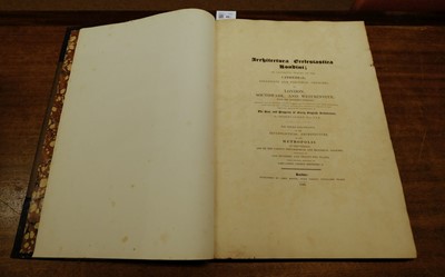 Lot 42 - Clarke (Charles). Architectura Ecclesiastica Londini, 1820