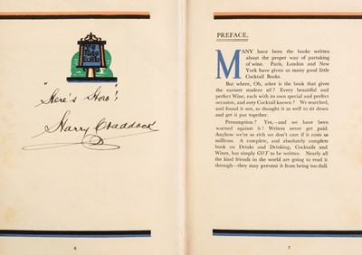 Lot 410 - Craddock (Harry). The Savoy Cocktail Book, 1st edition, Constable & Co., 1930