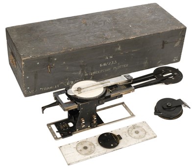 Lot 77 - Lancaster Bomber. A WWII Navigator's plotter