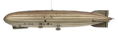 Lot 5 - Airship R100. A rare & large clockwork toy model by Tipp & Co. Germany, c. 1930