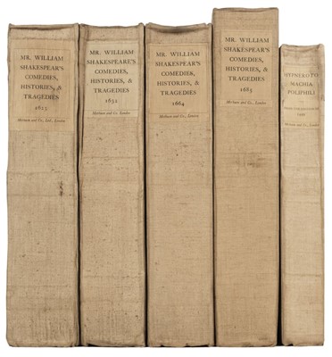 Lot 325 - Shakespeare (William). Comedies, Histories, Tragedies, 1910