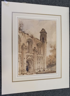 Lot 166 - Nash (Frederick, 1882-1856, attributed to). Glastonbury Priory