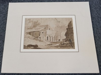 Lot 166 - Nash (Frederick, 1882-1856, attributed to). Glastonbury Priory