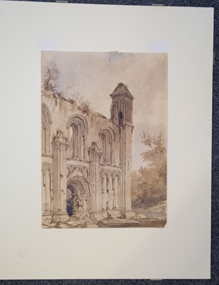 Lot 166 - Nash (Frederick, 1882-1856, attributed to). Glastonbury Priory