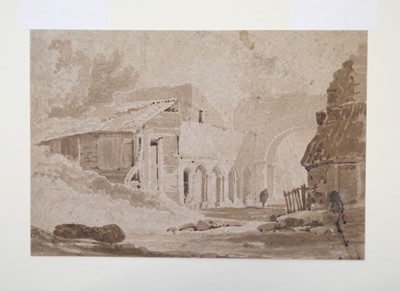 Lot 166 - Nash (Frederick, 1882-1856, attributed to). Glastonbury Priory