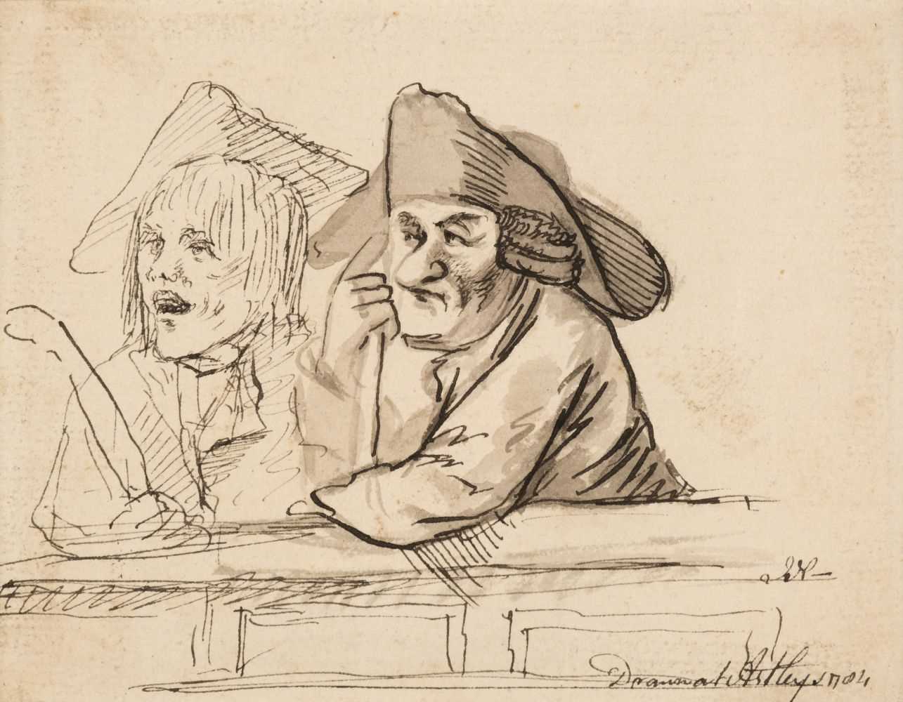 Lot 14 - Nixon (John, circa 1750-1818). Two rustics at Astley's Amphitheatre, Lambeth, 1784, & 3 others