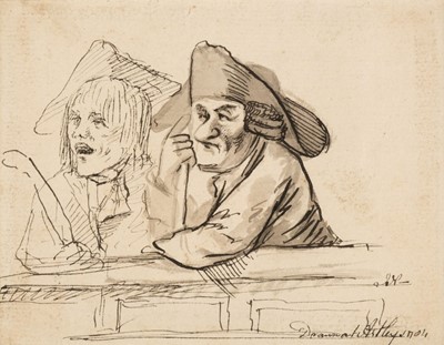 Lot 14 - Nixon (John, circa 1750-1818). Two rustics at Astley's Amphitheatre, Lambeth, 1784, & 3 others