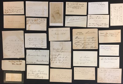 Lot 934 - Daudet (Alphonse, 1840-1907). Brief autograph note signed, 'Alphonse Daudet', no date