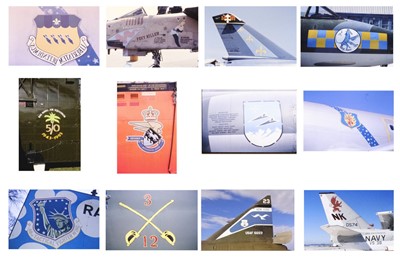 Lot 91 - Nose Art/Squadron Markings. An unusual collection of approximately 500 original 35 mm colour slides