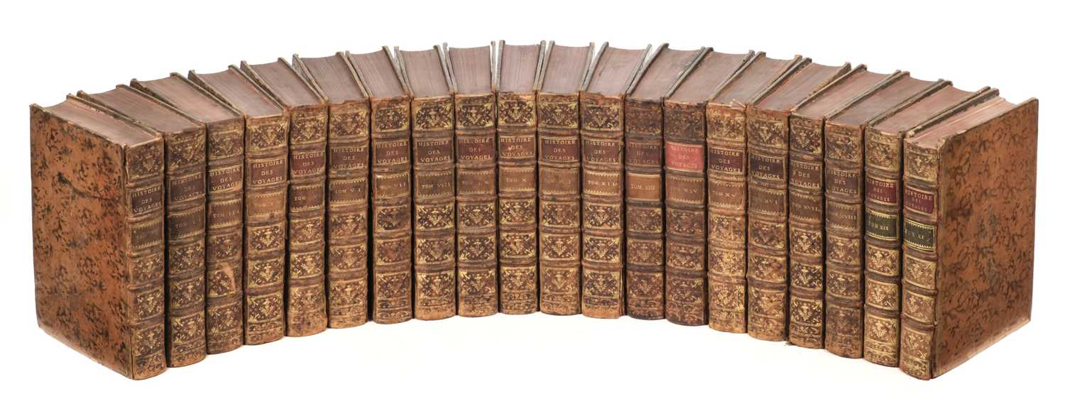 Lot 29 - Prevost (Antoine Francois). Histoire générale des voyages, Paris: Didot, 1747-70