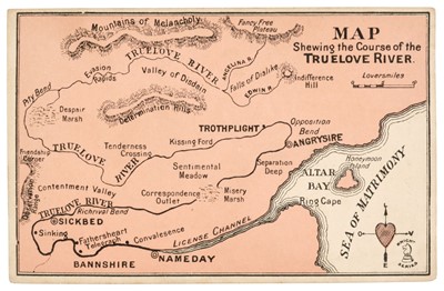 Lot 115 - Map Postcards. A large collection of approximately 240 postcards, early - mid-20th-century
