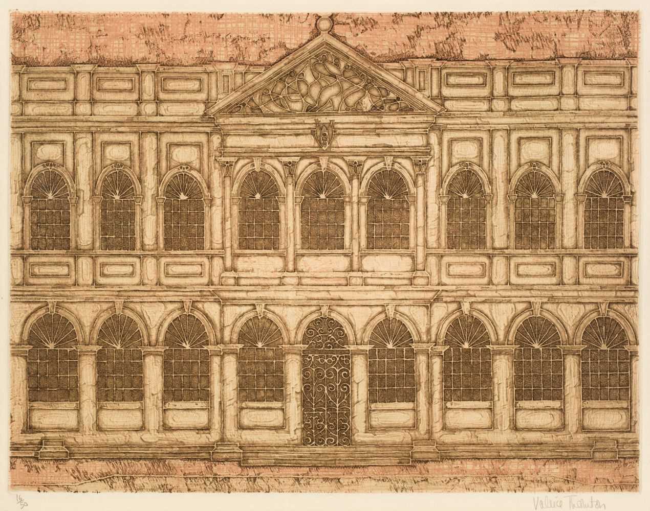 Lot 235 - Thornton (Valerie, 1931-1991). Facade of Queen's College, Oxford