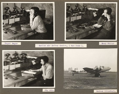 Lot 34 - Berlin. Berlin Air Safety Centre, 1948, an album containing 46 monochrome photograph