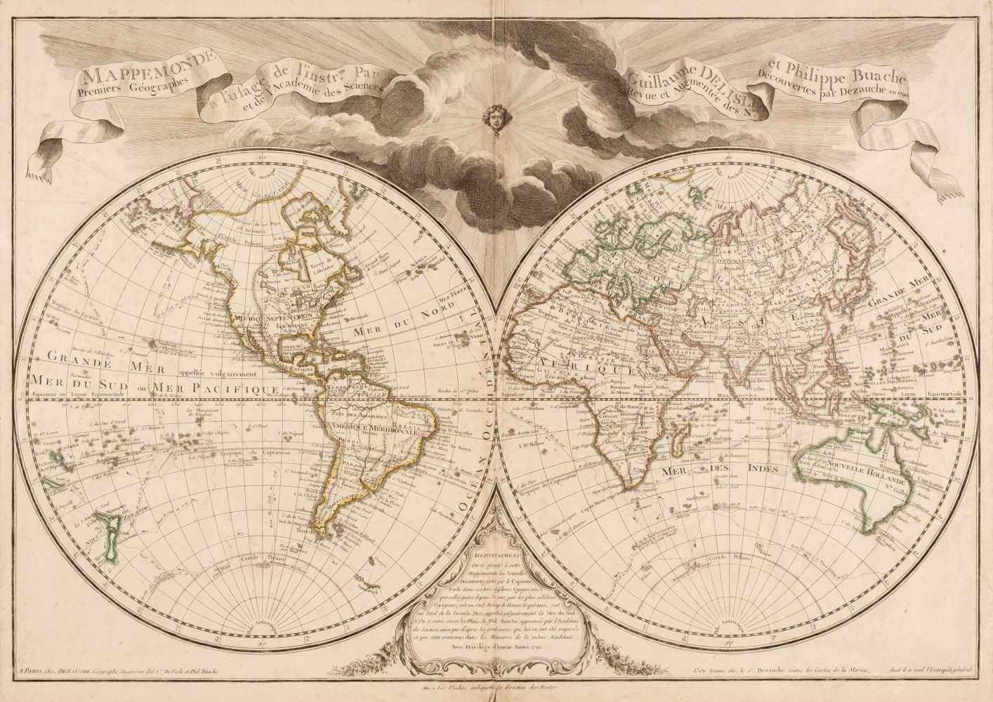 Lot 91 - De L'Isle (Guillaume & Jaillot Alexis-Hubert). A collection of 46 maps, circa 1790
