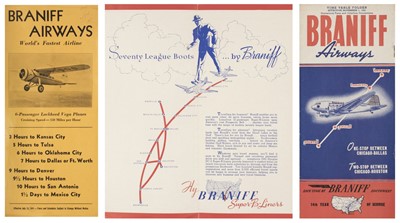 Lot 42 - Civil Aviation Timetables. A collection of American timetables...
