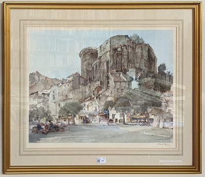 Lot 112 - Flint (William Russell, 1880-1969). La Voulte sur Rhone, signed print, 1969