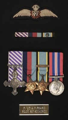 Lot 239 - 617 Squadron. DFC group -  Flight Lieutenant A.W. Fearn, DFC, RAF