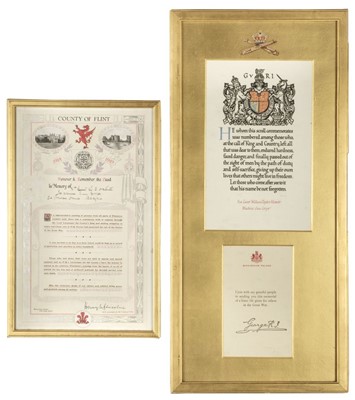 Lot 379 - Machine Gun Corps. 2nd Lieutenant William Taylor Hewitt died of wounds in 1918