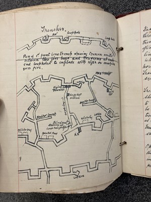 Lot 399 - WWI Trenches. A collection of trench related ephemera