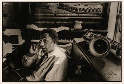 Lot 537 - Jazz Musicians. A group of 4 large-format gelatin silver prints of jazz musicians