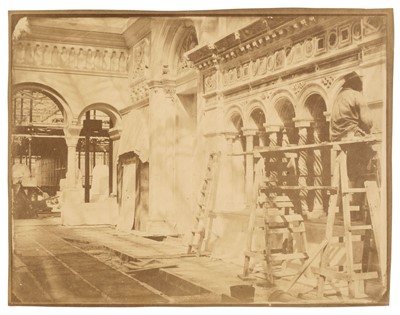Lot 505 - Crystal Palace. A group of 5 matte albumen prints by Philip Henry Delamotte (1821-1889), c. 1854