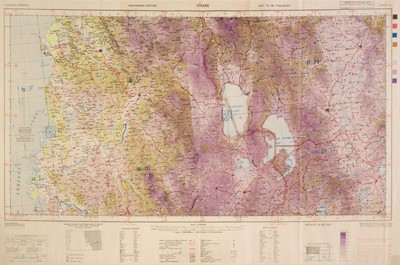 Lot 130 - World War II Desert Air Force. A collection of 63 operational maps