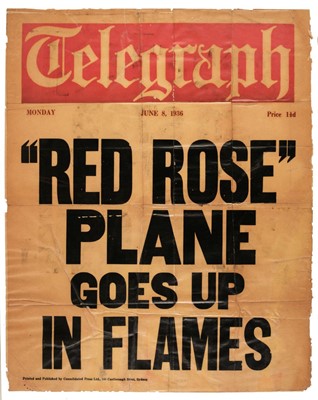 Lot 93 - Palmer (Joseph Richardson). An aviation collection of letters, flight manuals and other ephemera