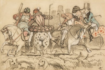 Lot 633 - Tenniel (John, 1820-1914). 'November, Now Gents 'unt in Gorse'