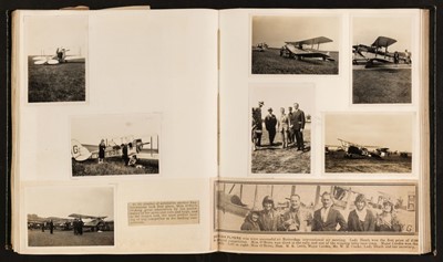 Lot 92 - O'Brien (Sicele, 1887-1931, pioneering Irish pilot). A well-presented scrap album