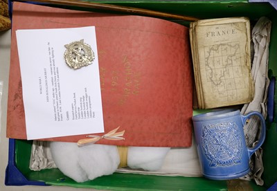 Lot 400 - WWI. Small collection of artefacts and documents belonging to John R. Murray