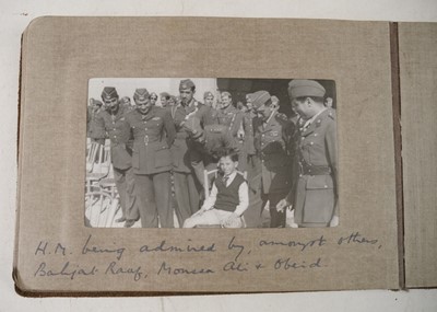 Lot 533 - Iraq. Seven personal photograph albums from Wing Commander C.W.M. (Larry) Ling, DFC AFC, c. 1940-42